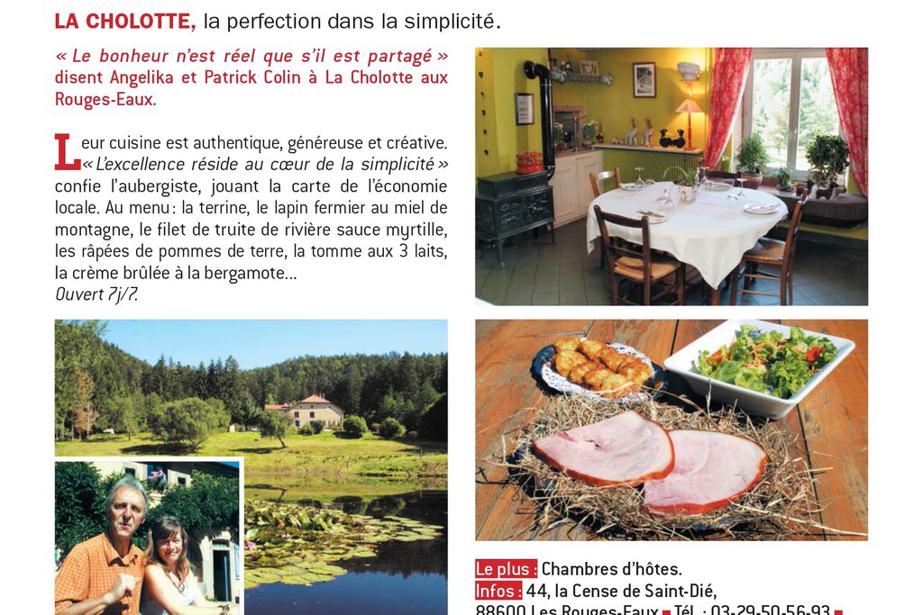 Auberge de la Cholotte gallery - Gallery