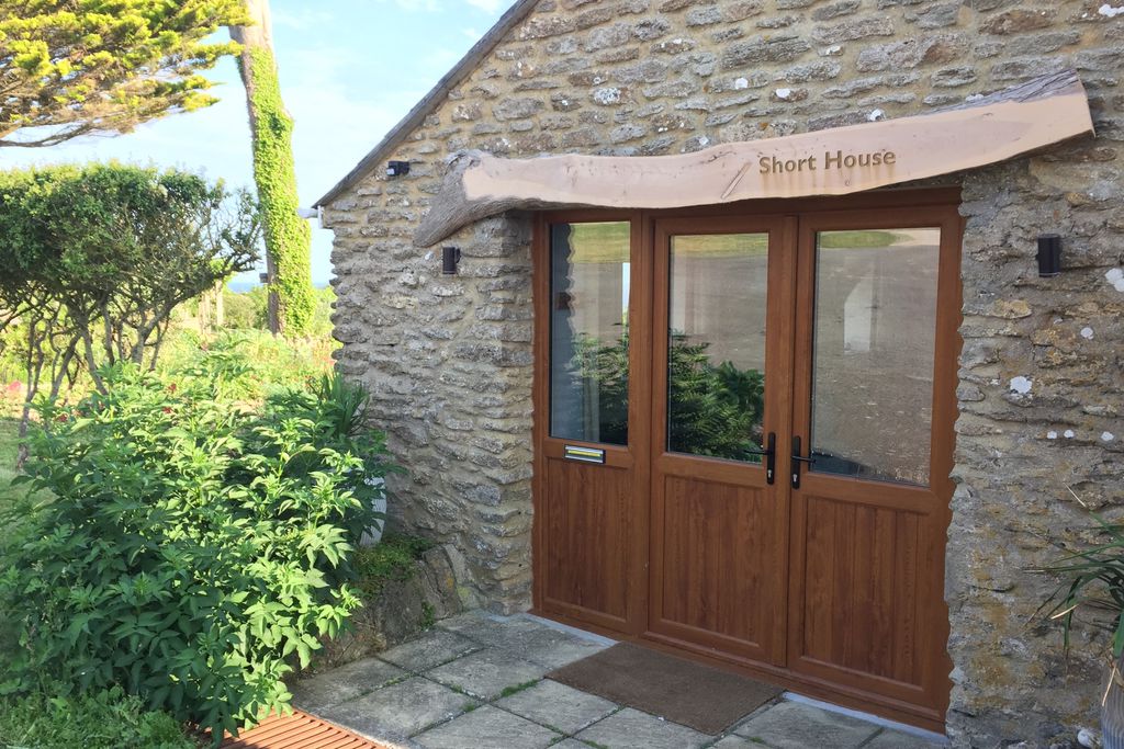 Entrance to Short House Chesil Beach in Dorset