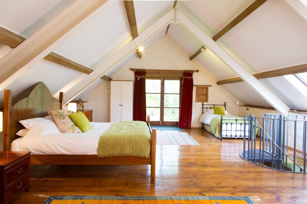 Large family room at Carswell Cottages in Devon