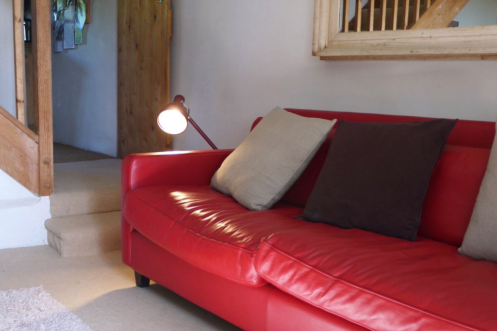 Cosy cottage living room with traditional features