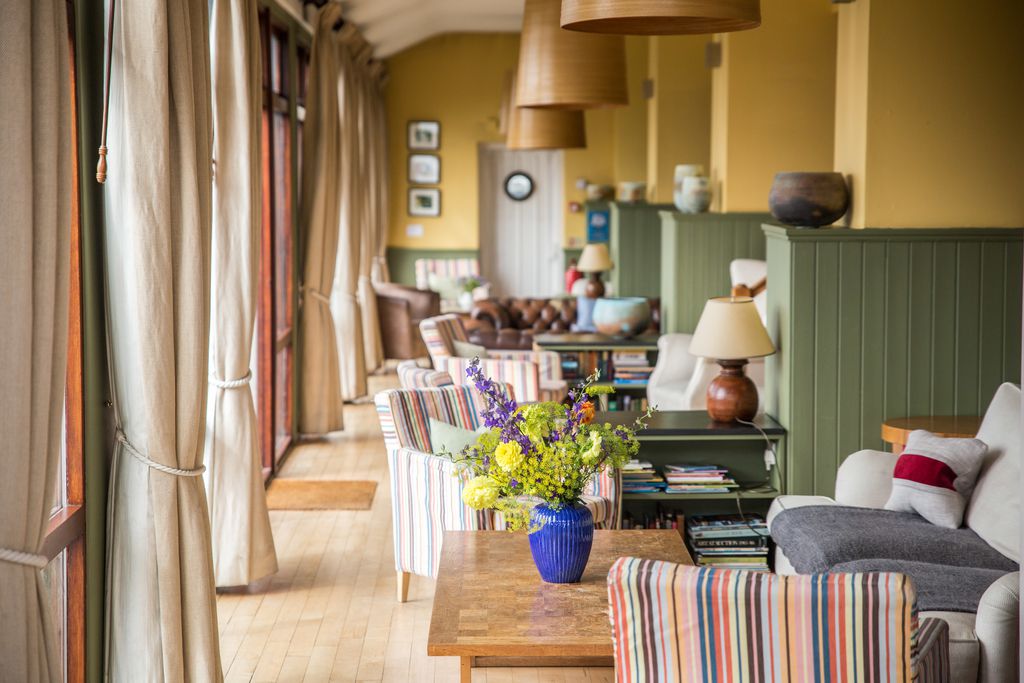 Seating areas at The Old Costguard
