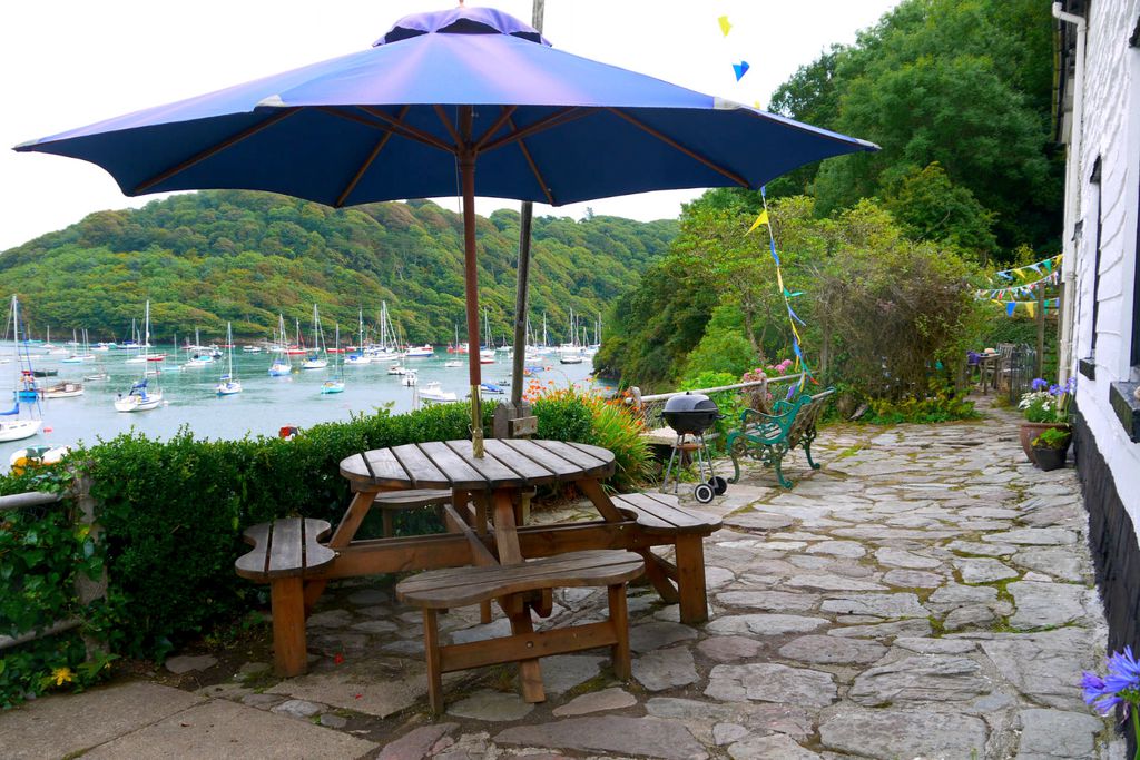 Picnic table on the terrace