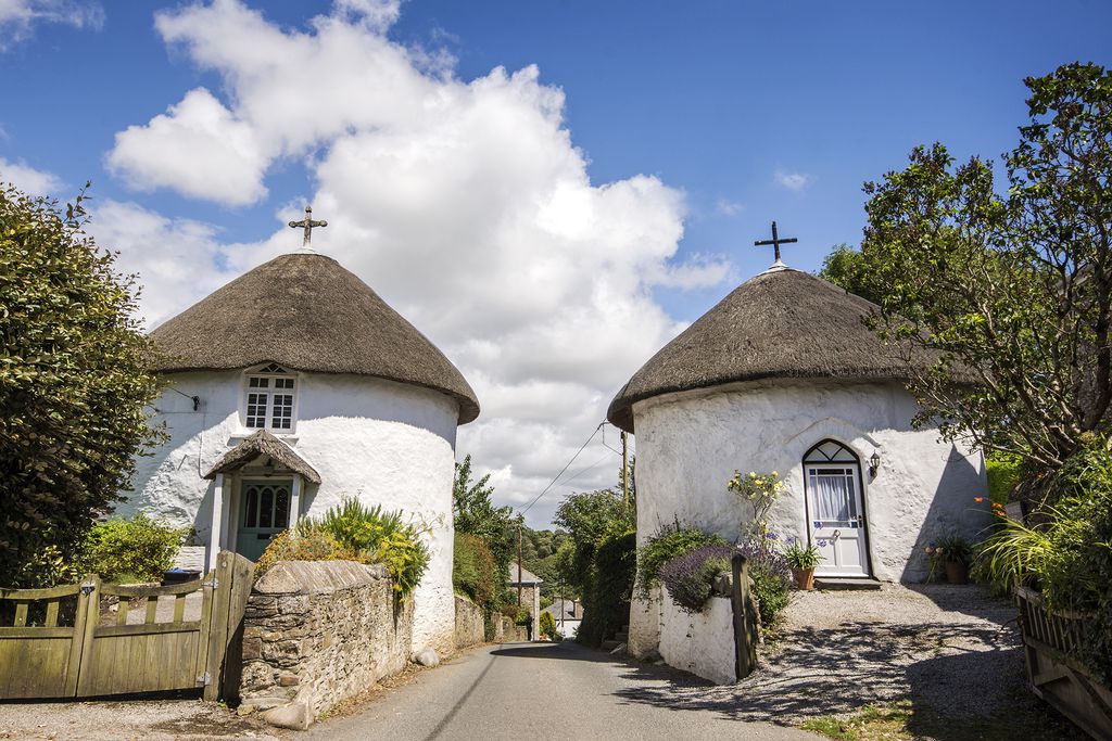 Exterior of Round House East in Cornwall