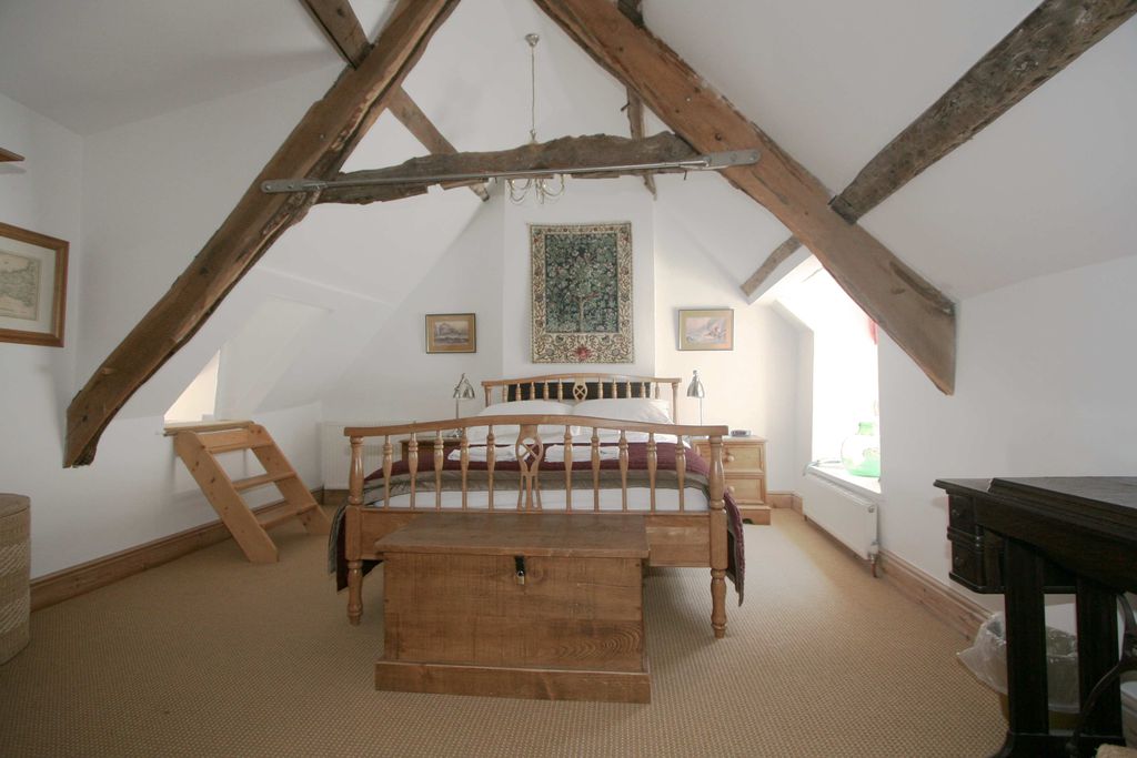Top bedroom at the Launtau Cottage