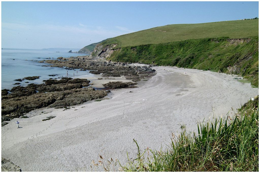 View of the local beach