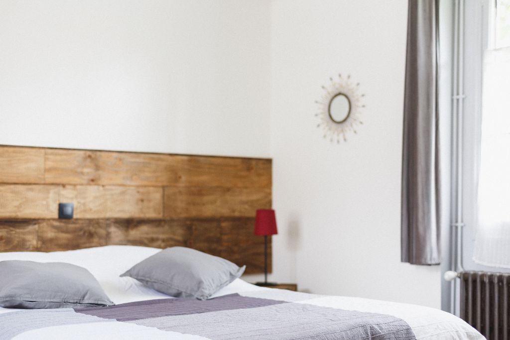 Double bedroom in Eure, Normandy, Northern France