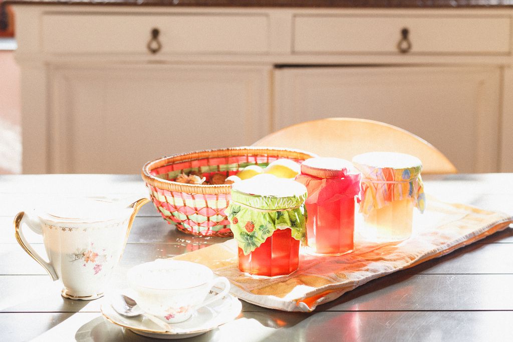 Tea and jams at La Lévrière
