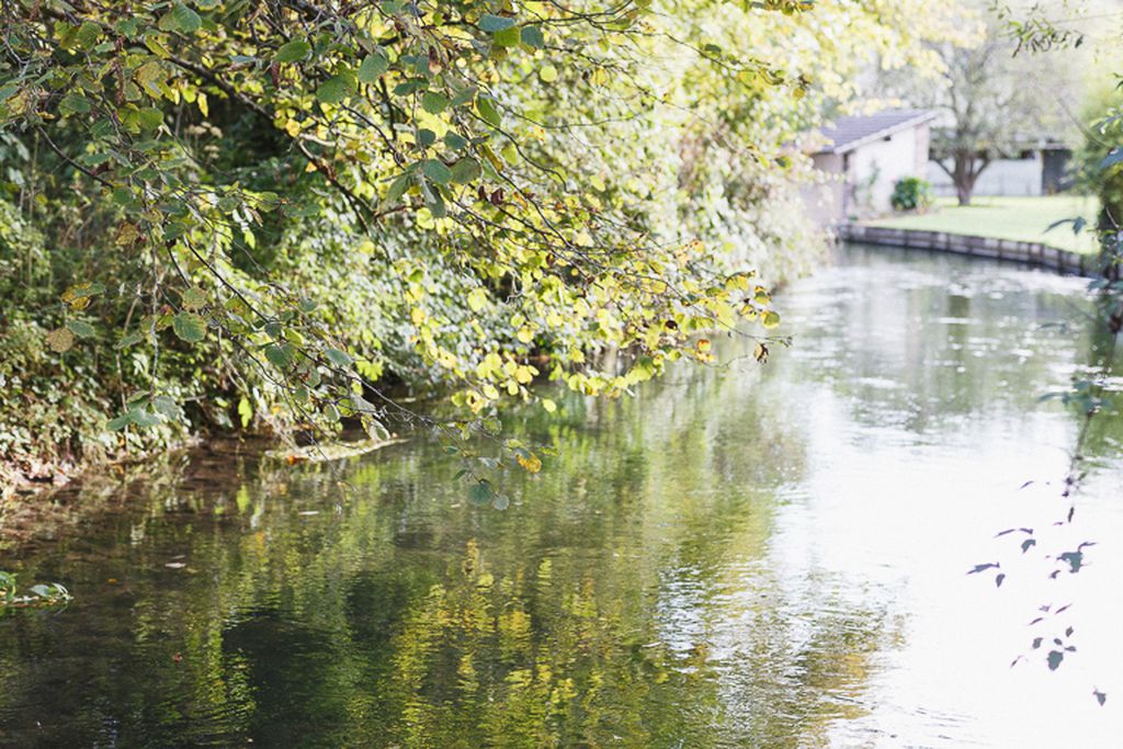 The stream at La Lévrière in Normandy, France
