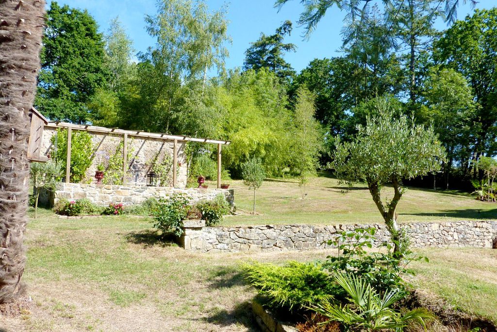 Gardens in the sun in Brittany, France