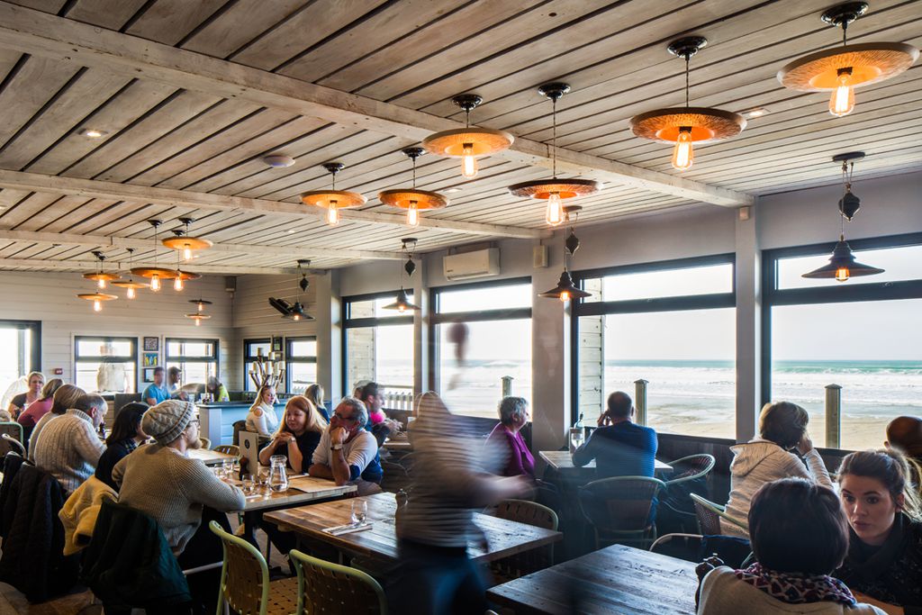 Busy dining room