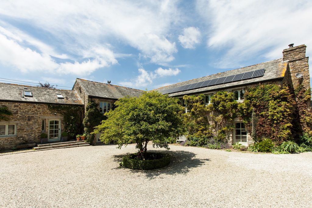 Exterior of Benallack Barn in Truro, Cornwall, England, Britain
