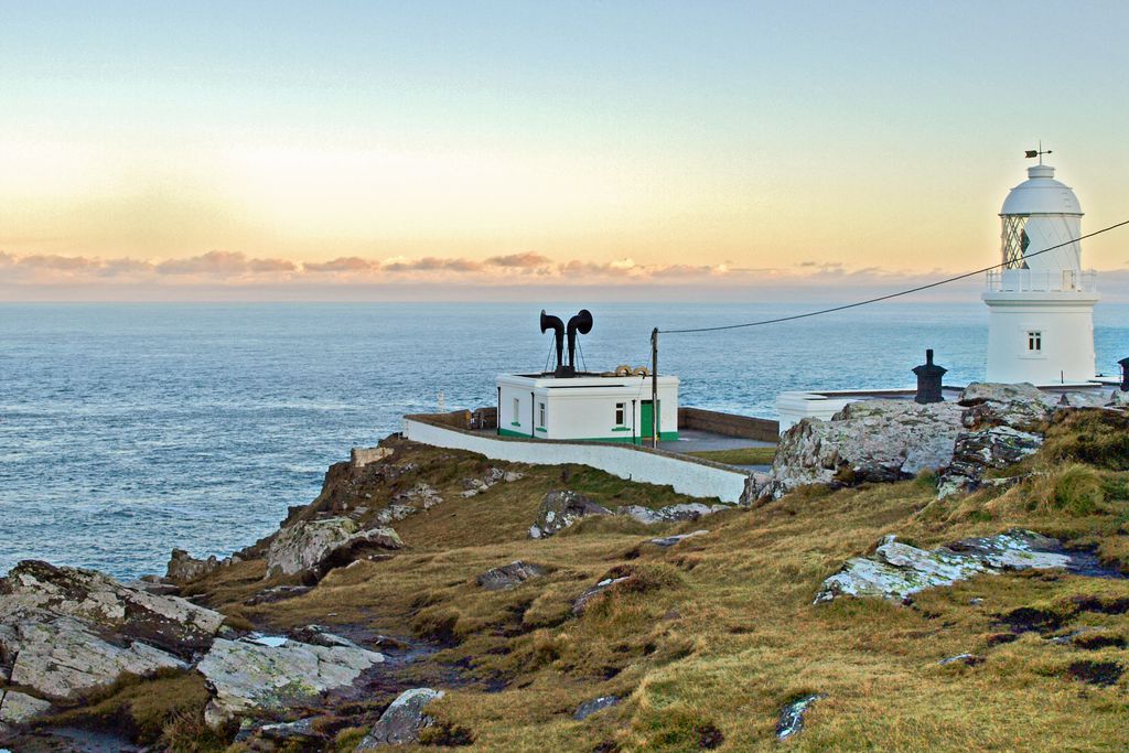 Looking out to sea from the coastal cliffs