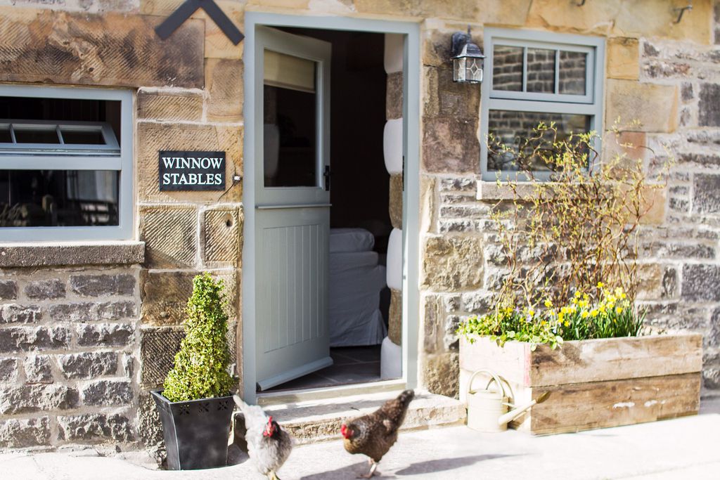 Exterior and entrance of Winnow Stables, Derbyshire