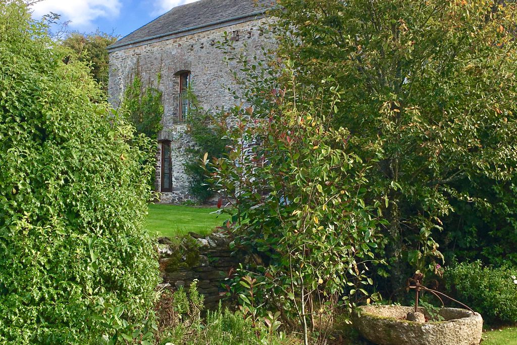 Exterior view of the barn from the garden