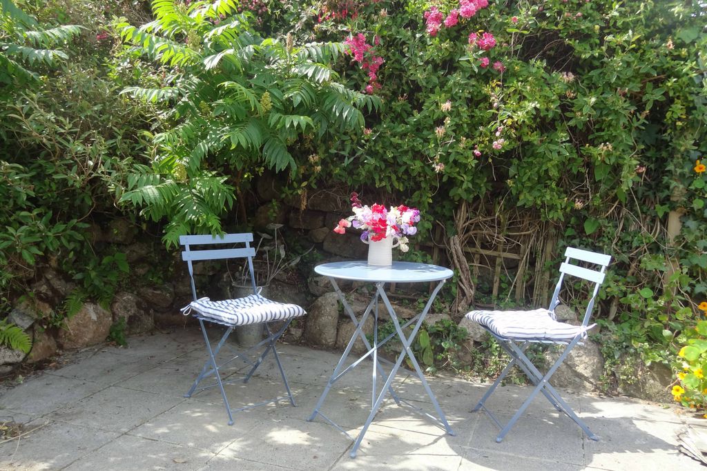 Seating area in the garden