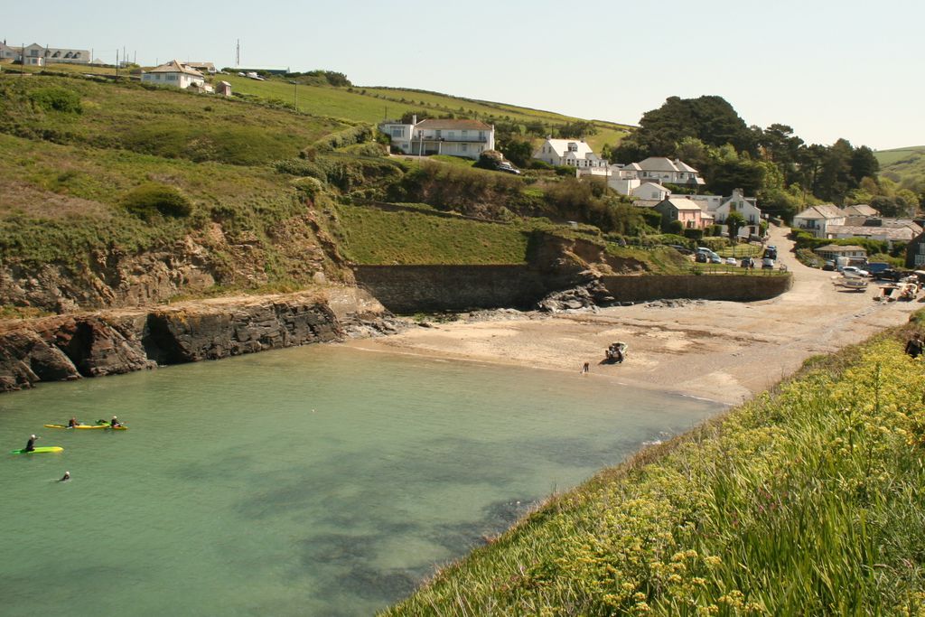 The property sitting on the hill overlooking the sea