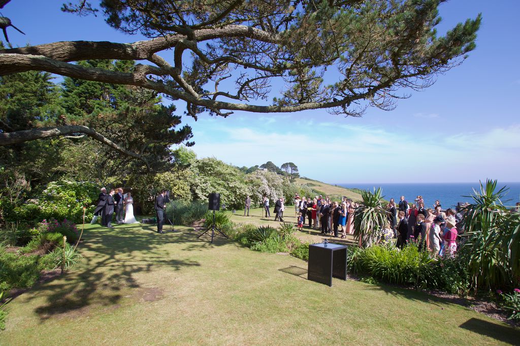 Garden wedding at the hotel