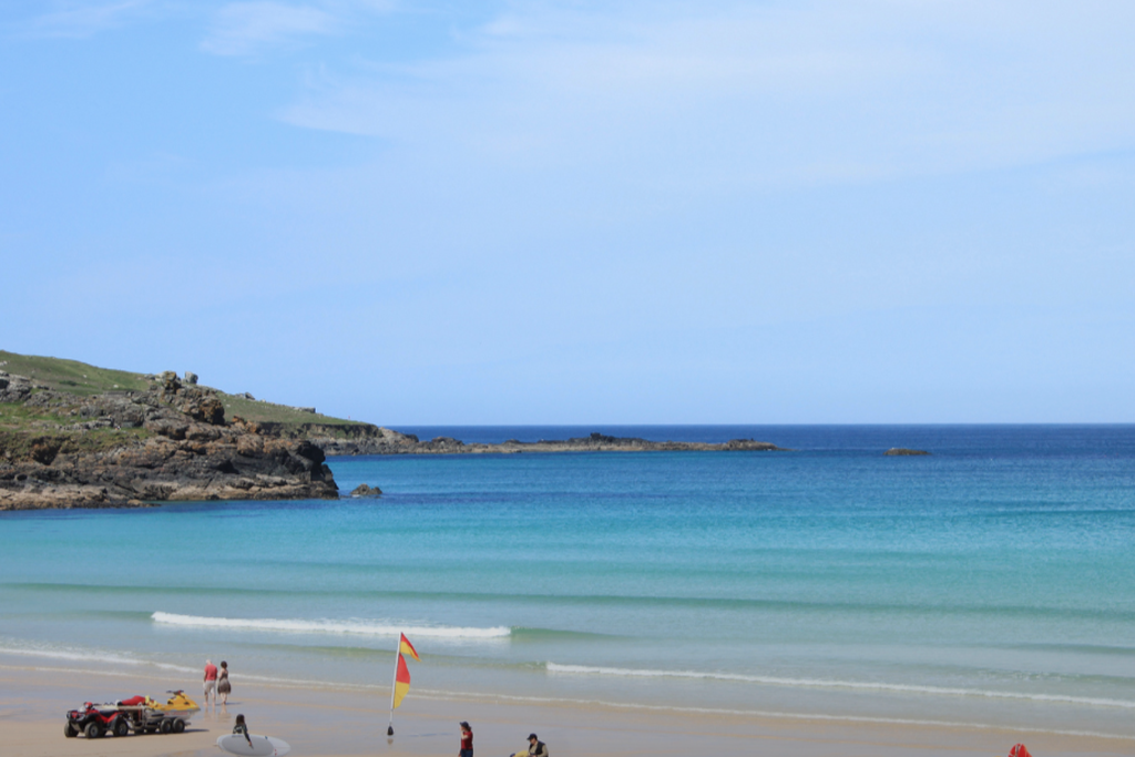 Local Cornish beach