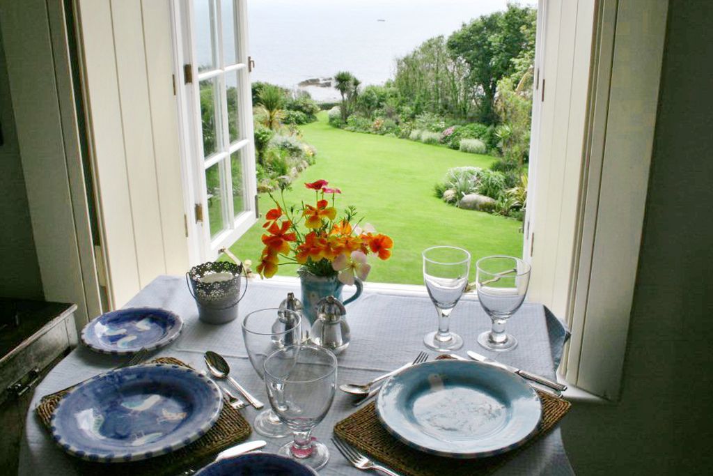 View from the property onto the garden