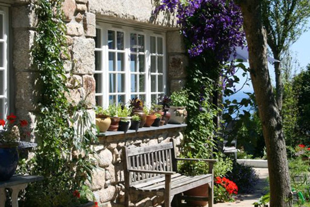 Seating area in the garden