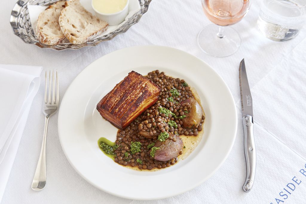 Delicious pork belly dish