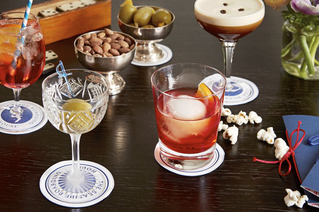 Cocktails in the bar