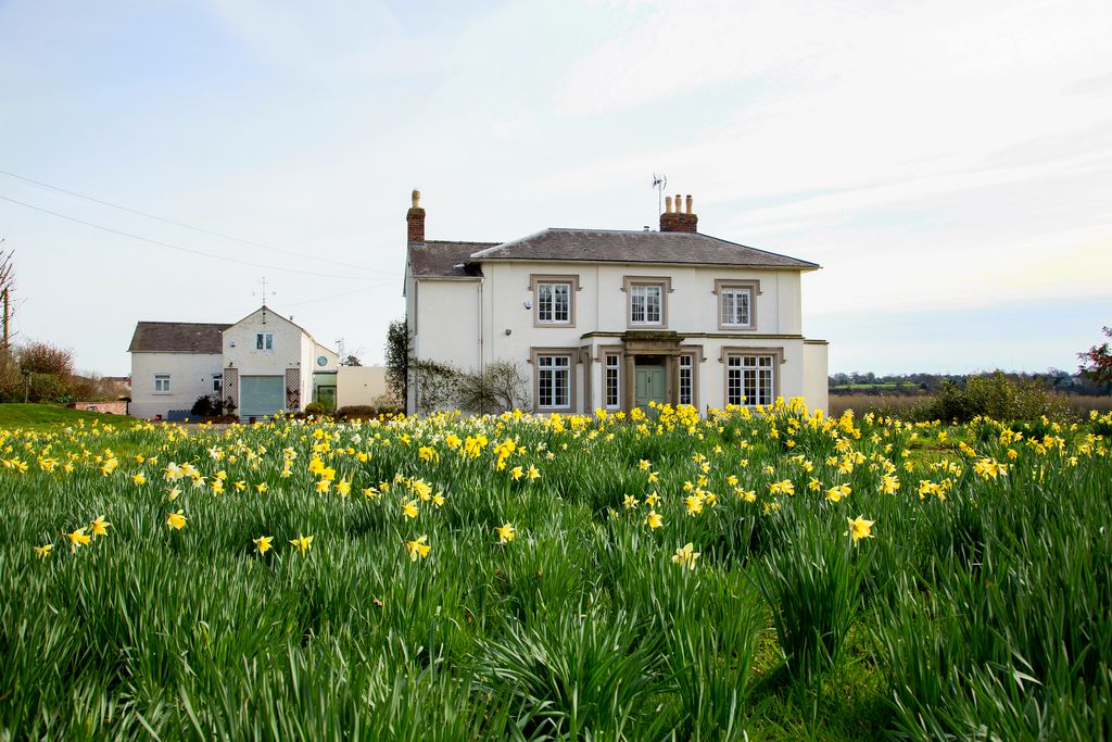 The Brow family house in a field of five acres in Wrexham, Wales 