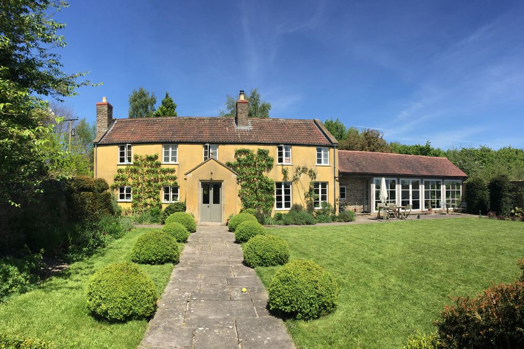 The Courtyard at Jericho in the shining sun of Somerset in England
