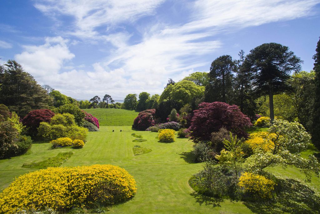 View of the beautiful grounds