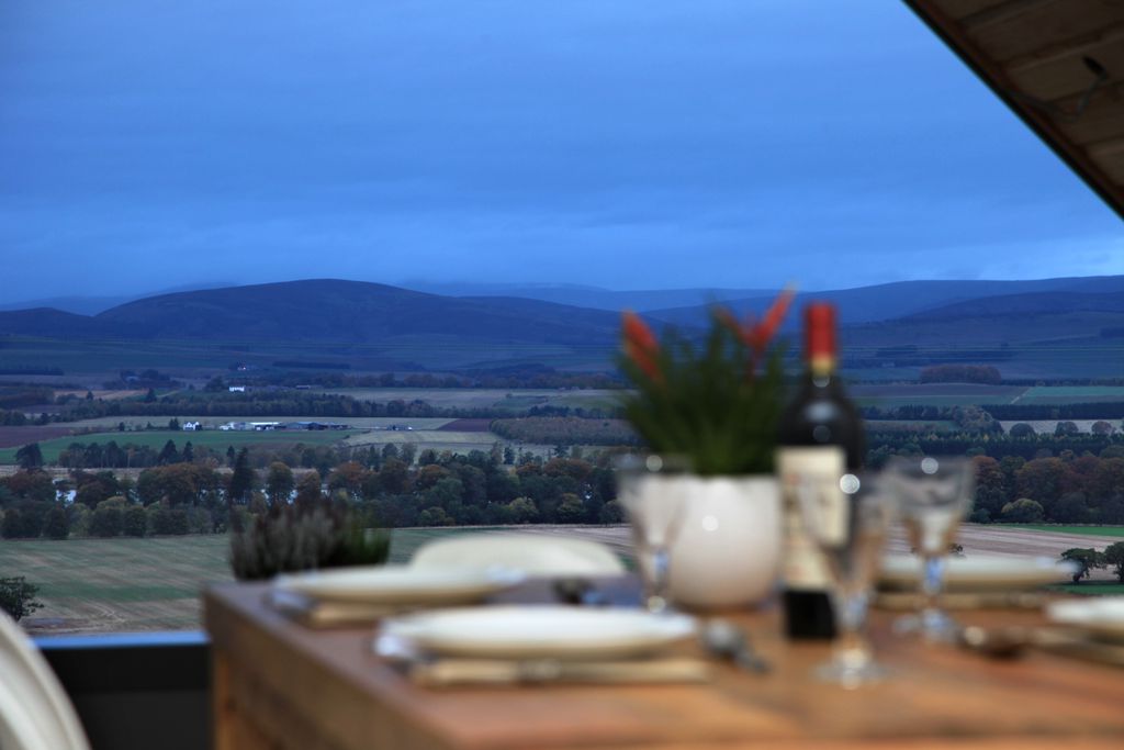 Breath taking views of the countryside from the living area window 