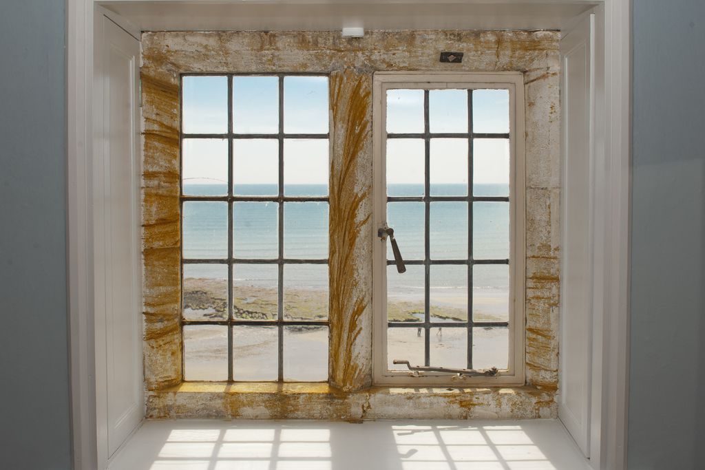 The Sundial view onto the beach in Dorset