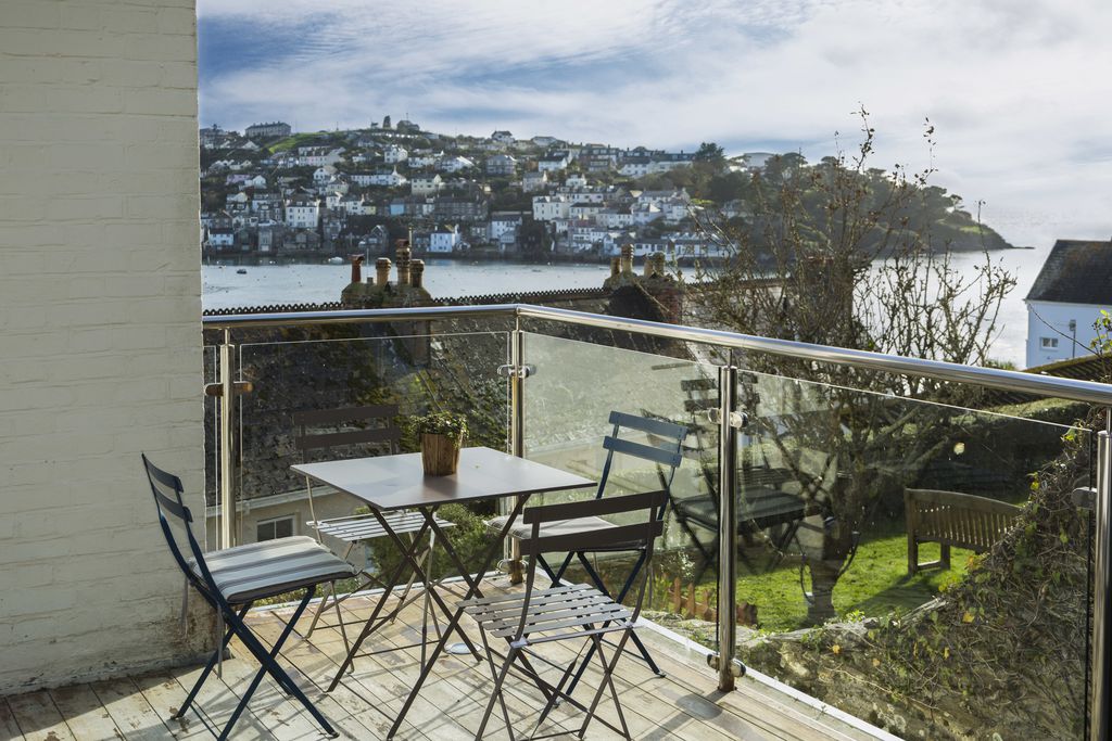 Balcony overlooking the harbour 