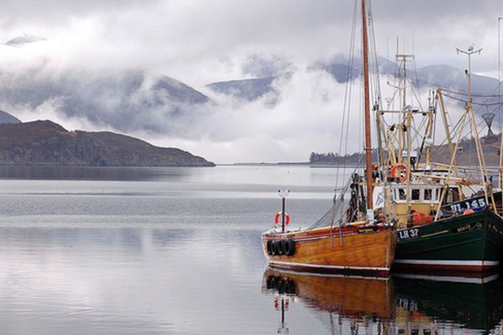 Mist at Ullapool harbour