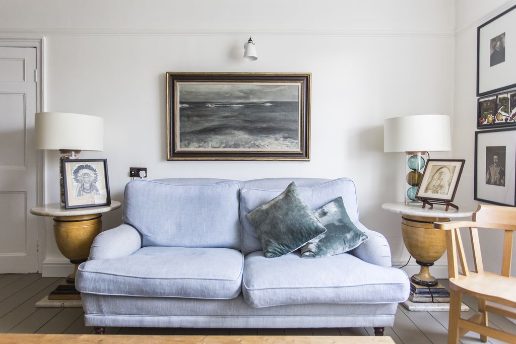 Stylish living room at Marine Villa