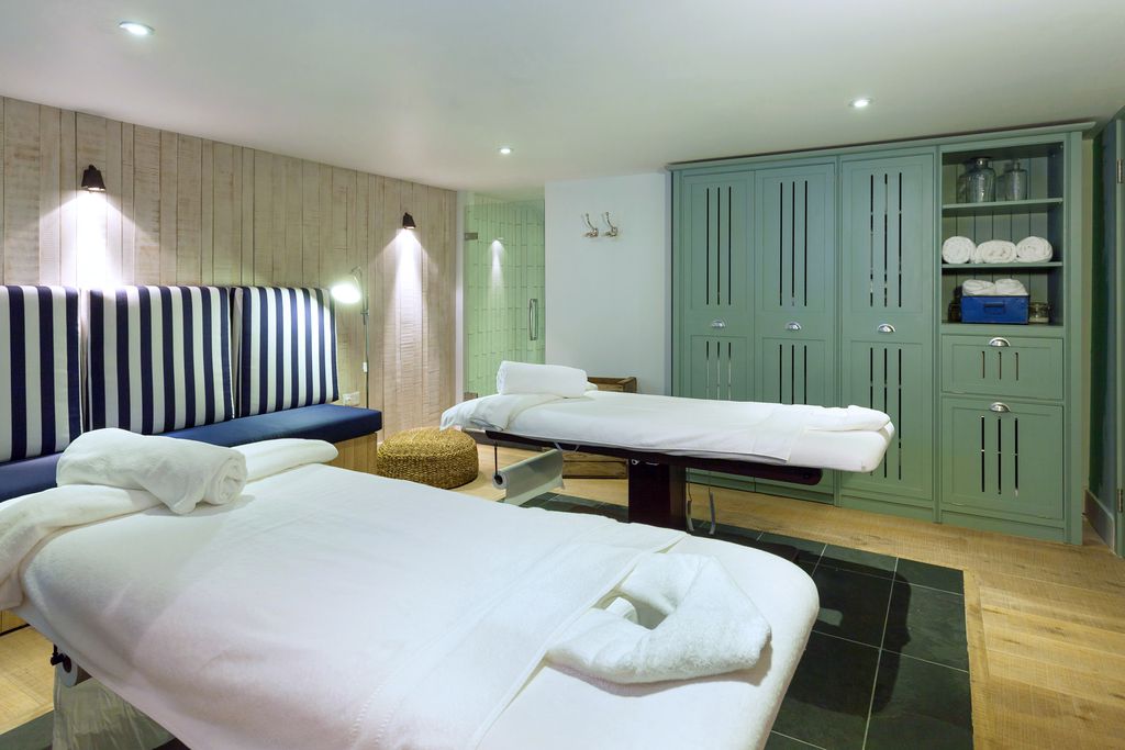 Treatment room at the spa