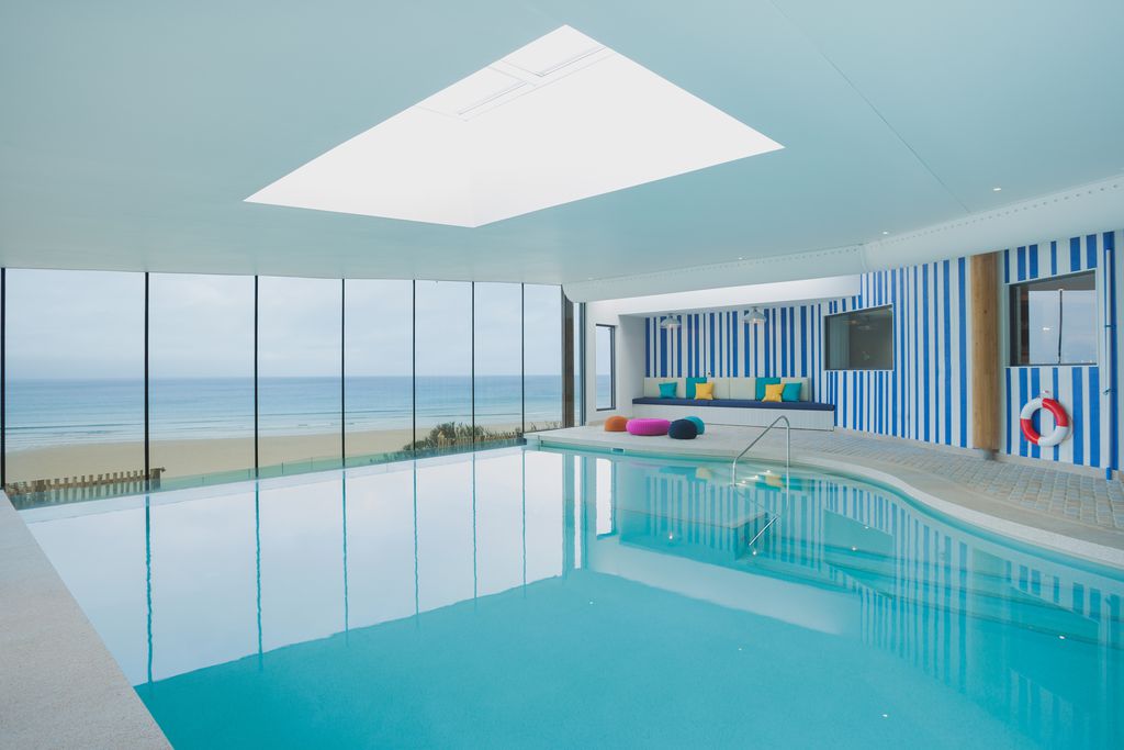 Stylish indoor swimming pool