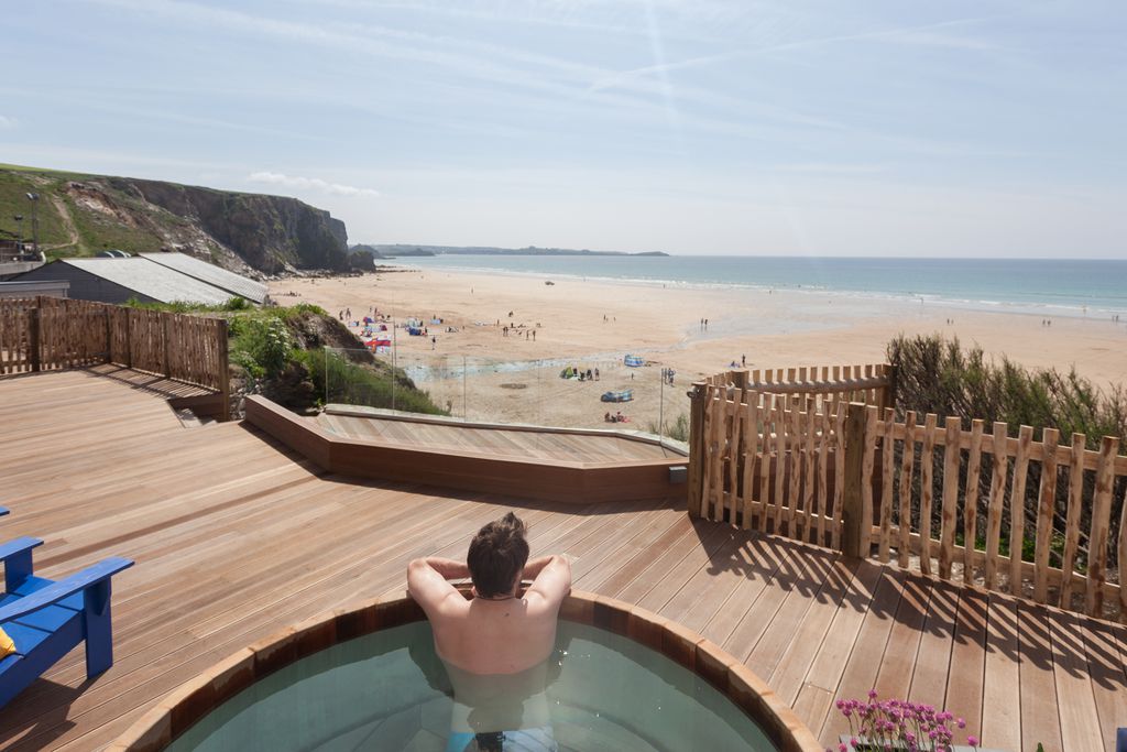 View from the hot tub