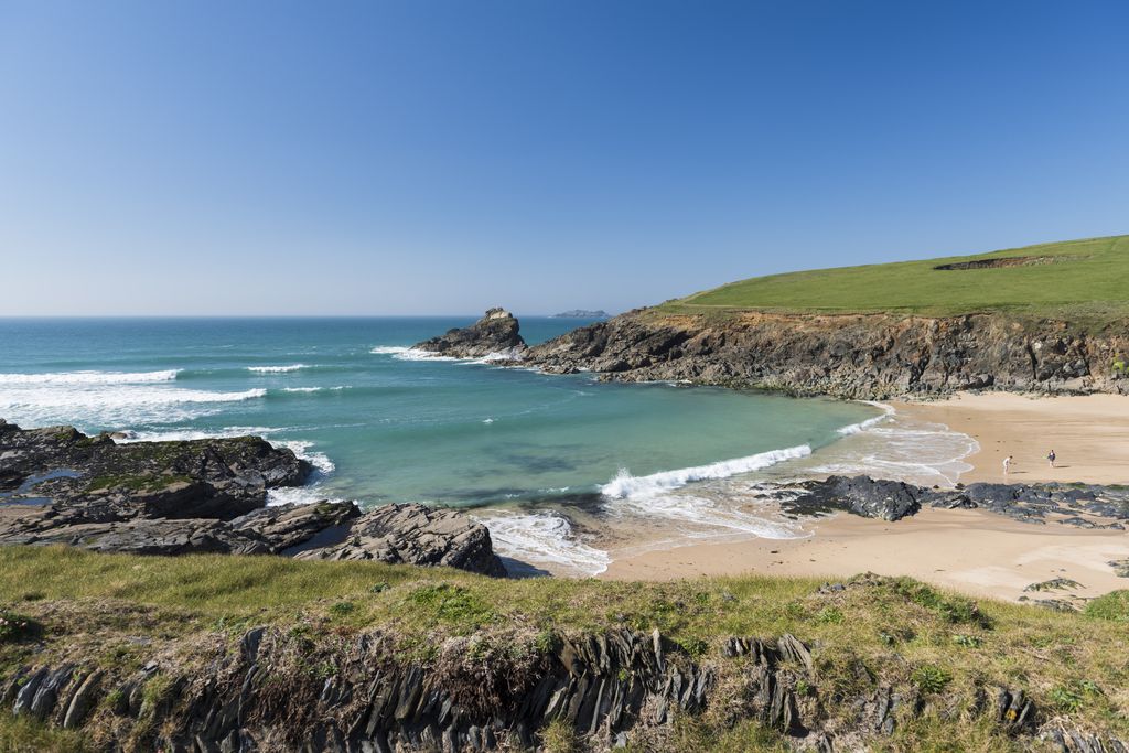 The local beach