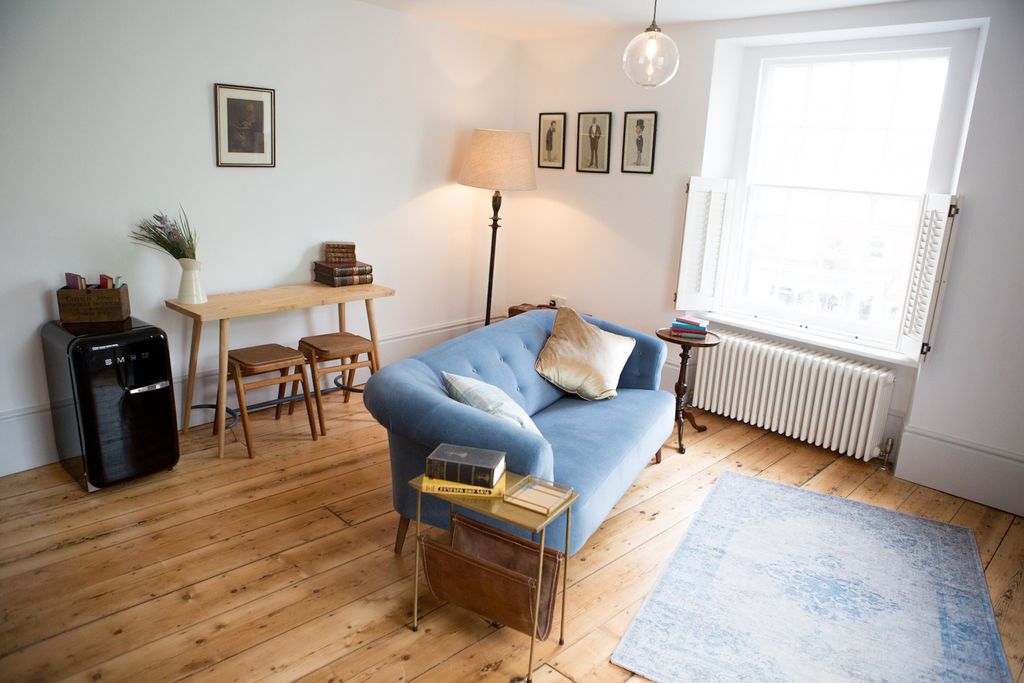 Living area at the Little Boutique Club in Dorset