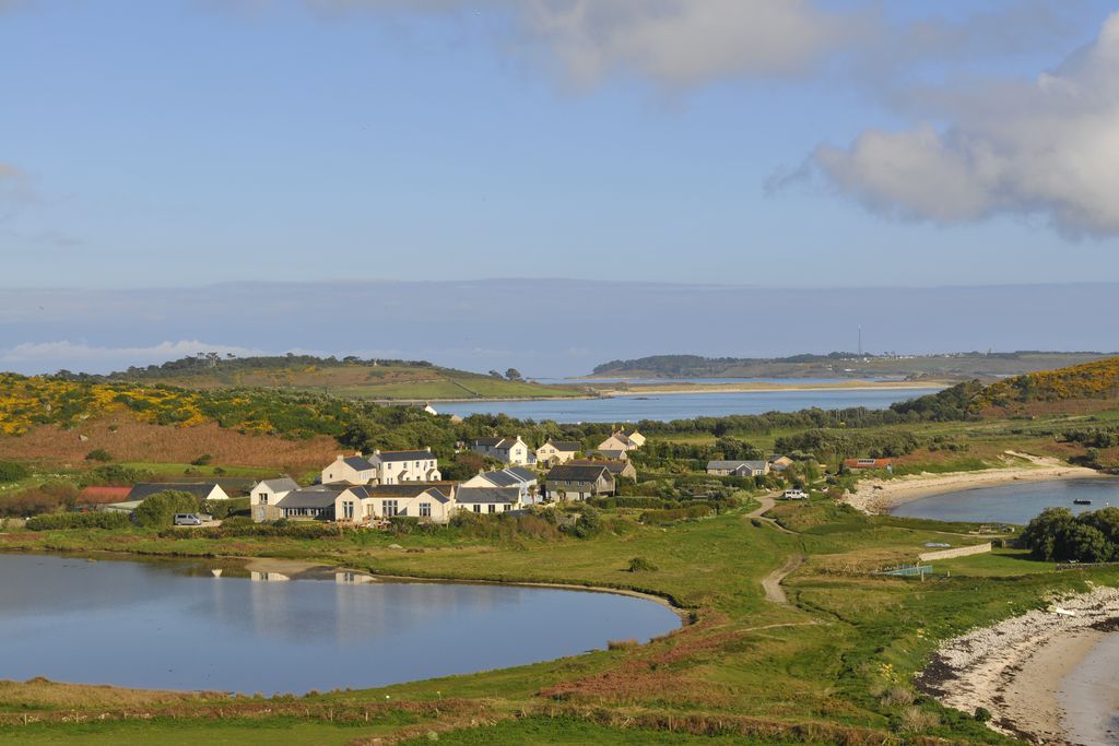 Views of the Island of Bryher in Cornwall