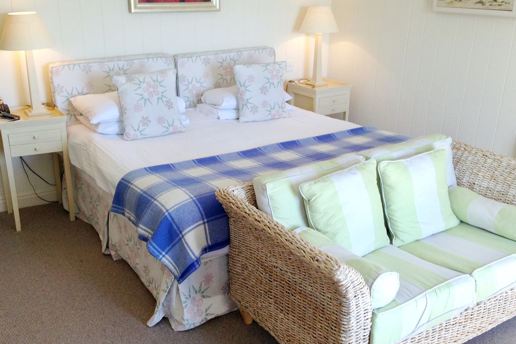 Cosy double bedroom at Hell Bay in Cornwall