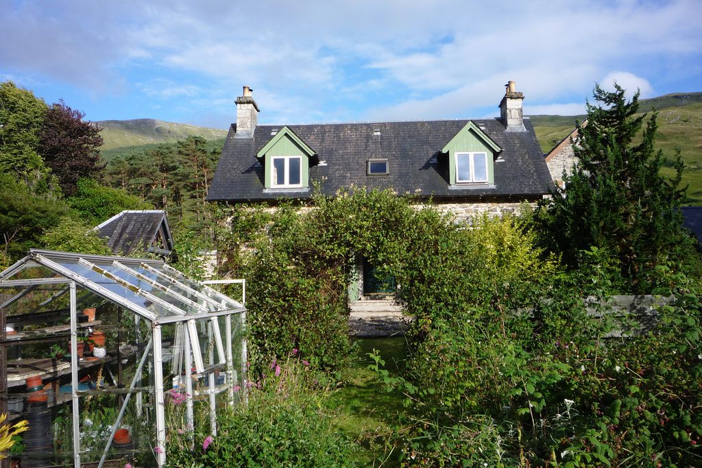 View of the house and gardens