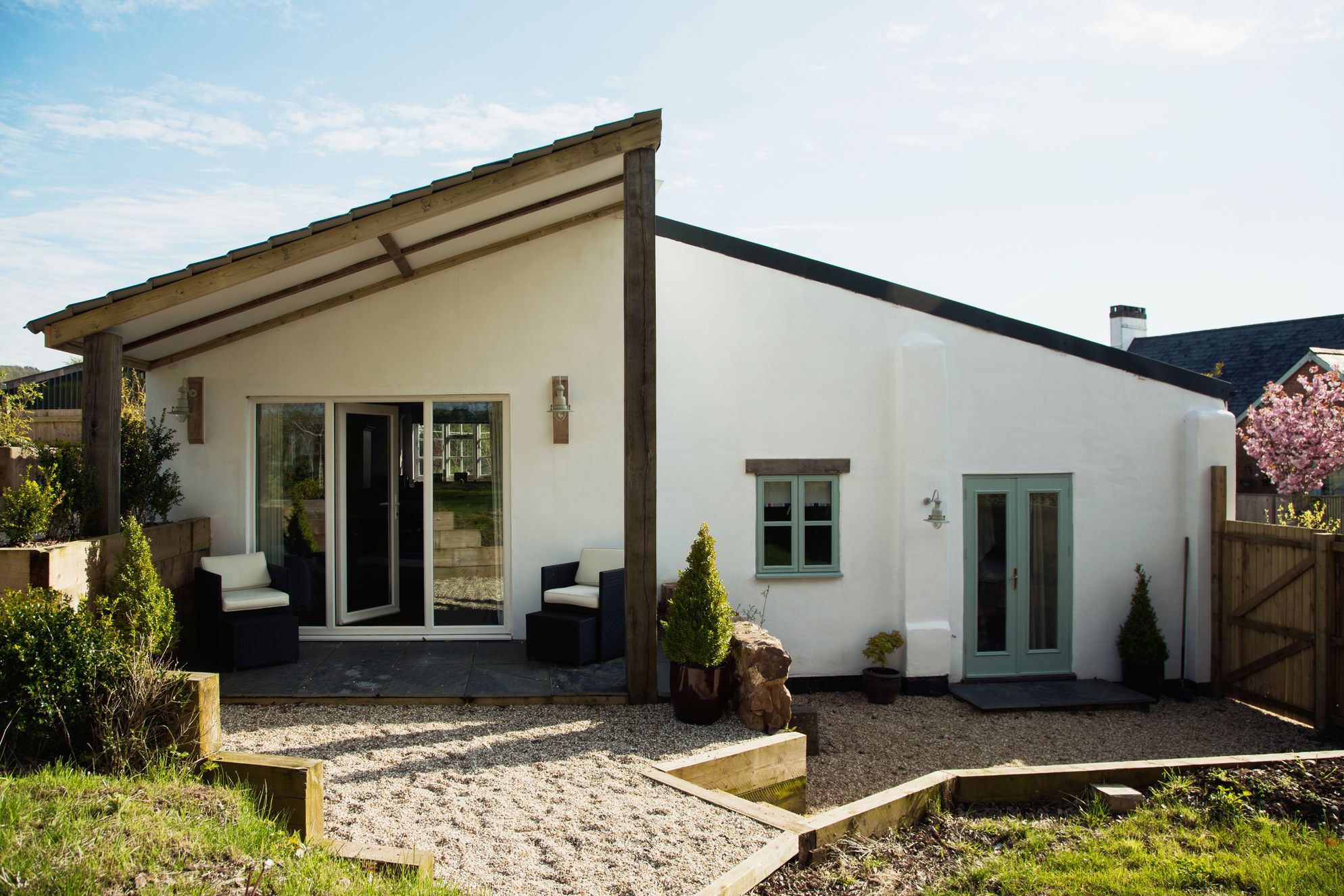Burrow Wood Farm Devon, exterior view of the property