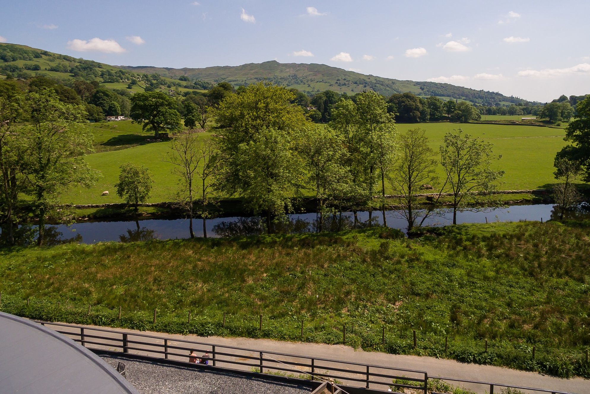 Wonderful views of river and hills in the Lake District National Park