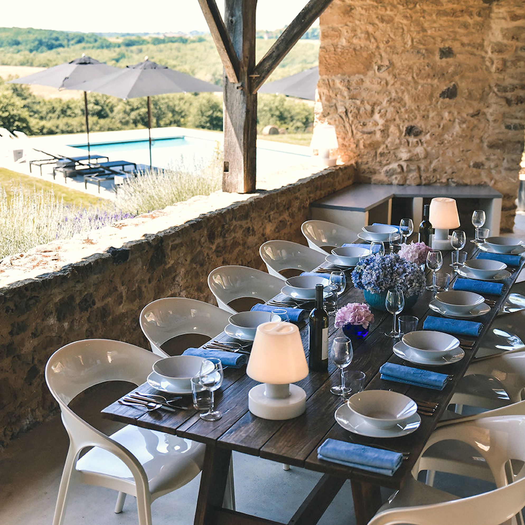 Self-catering houses with private chefs