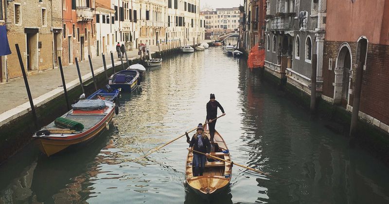 Mary Novakovich in hidden Venice