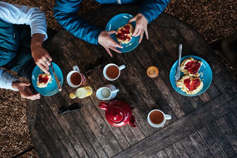 Christen’s homemade Cornish cream tea