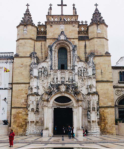 Tim Moore Porto to Lisbon church in Coimbra